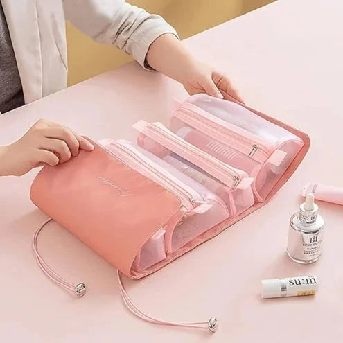 4-In-1 Cosmetic Travel Bag - GlamoBelle