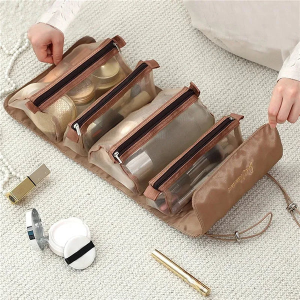 4-In-1 Cosmetic Travel Bag - GlamoBelle