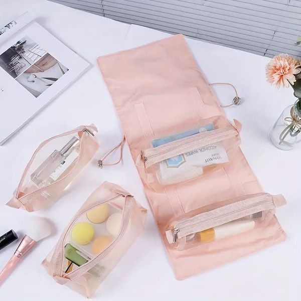 4-In-1 Cosmetic Travel Bag - GlamoBelle